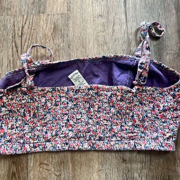 American Rag Pink and Blue Ruched Ruffled - Picture 3 of 4